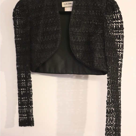 90s Andrea Les Robes sleeved Cropped - Picture 2 of 3